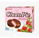Печенье LOTTE ЧОКОПАЙ со вкусом клубники 336г