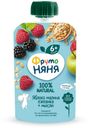 Пюре «Фруто Няня» из яблок, малины и ежевики с 6 мес., 90 г