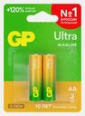 Батарейки GP Ultra алкалиновые AА 2шт