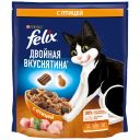 Корм для кошек FELIX® Двойная вкуснятина сухой птица, 600г