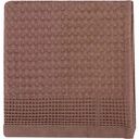 Полотенце кухонное вафельное цвет: коричневый, 35×60см