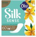 Прокладки ежедневные Ola!  Silk Sense Daily Deo  Золотистая лилия ароматизированные, 60 шт