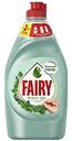 Гель для мытья посуды пена-эффект Fairy Нежные руки: чайное дерево и мята, 450мл