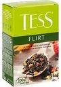 Чай зелёный Tess Flirt с клубникой и ароматом белого Персика, 100 г