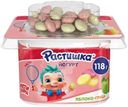 Йогурт Растишка яблоко-груша-печенье 3%, 118г