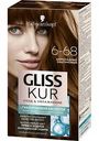 Краска для волос уход и увлажнение Gliss Kur 6-68 шоколадный каштановый