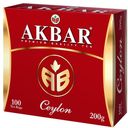 Чай черный AKBAR цейлонский в пакетиках, 100х2 г