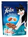 Корм FELIX Двойная Вкуснятина с рыбой сухой для кошек 300г