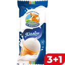 Пломбир КОРОВКА ИЗ КОРЕНОВКИ, в вафельном стаканчике, ванильный, 100г