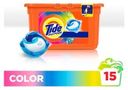 Капсулы для стирки 3в1 «Color» Tide, 15 шт