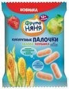 Кукурузные палочки ФрутоНяня яблоко-клубника 20 г