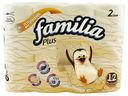 Туалетная бумага Familia Plus 12 шт