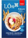 Каша LÖn Овсяно-льняная яблоко-чернослив-корица моментальная, 30г