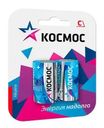 Батарейки Космос алкалиновые LR14 2шт