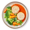 Котлеты из индейки с овощами и соусом паприка Перекрёсток Select, 250г