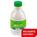 Биойогурт ЗДОРОВЬЕ ИЗ ПРЕДГОРЬЯ Черника-злаки 2,5%, 500г