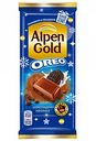 Шоколад молочный Alpen Gold Oreo шоколадная начинка, 90 г