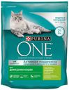 Сухой корм Purina ONE с индейкой и злаками для взрослых кошек живущих в домашних условиях 750 г