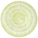 Тарелка фарфор зелёная, 26.8см