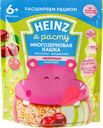 Каша многозерновая HEINZ Лакомая, молочная с яблоком и вишней, с 6 месяцев, 170г
