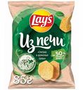 Чипсы картофельные Lay's Из печи Сметана и ароматные травы, 85 г