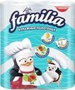 Полотенца бумажные FAMILIA 2-слоя, 4шт