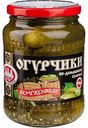 Огурчики солёные по-домашнему Скатерть-Самобранка бочковые, 720 мл