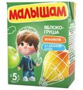 Сок ФрутоНяня яблоко и груша с мякотью 200г