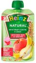 Пюре Heinz Фруктовый салатик и злаки, 90 г