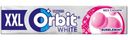 Жевательная резинка Orbit White Bubblemint со вкусом фруктов и мяты без сахара, 19г