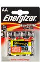 Батарейки Energizer LR6 BL4 АА пальчиковые, 4 шт