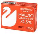 Масло сладкосливочное Лебедяньмолоко Крестьянское 72.5% БЗМЖ 180г