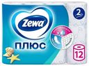 Туалетная бумага Zewa Плюс Океаническая свежесть 2 слоя 12 рулонов