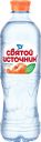 Напиток безалкогольный СВЯТОЙ ИСТОЧНИК со вкусом персика негазированная, 0.5л