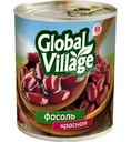 Фасоль Global Village красная в собственном соку 400г