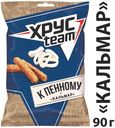 Сухарики ржаные Хрусteam к Пенному со вкусом кальмара, 90 г