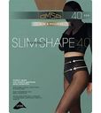 Колготки женские Omsa Slim Shape цвет: caramello/светлый бежевый, размер 3, 40 den