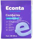 Салфетка Econta универсальные 30х38см в ассортименте 3шт