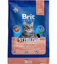 Корм для стерилизованных кошек Brit Premium с лососем и курицей, 400 г