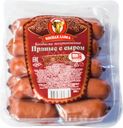 Колбаски Мясная лавка пряные с сыром полукопченые 300г