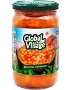 Фасоль Global Village печеная 350г