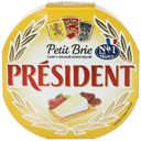 Сыр мягкий President Petit Brie с белой плесенью 60% БЗМЖ 125 г