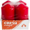 Набор свечей красные 4 шт 