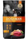 Корм для собак сухой Dog&Man для взрослых собак Говядина, 15 кг
