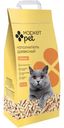 Наполнитель древесный для кошачьего туалета Маркет Pet, 3кг