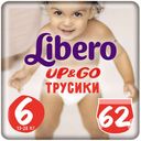 Трусики Libero Up&Go, XL, 13-20 кг, 62 шт