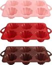 Форма для выпечки кексов HOMECLUB Delice 28,5x17x4см, силикон, в ассортименте Арт. B-12008L