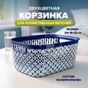 Корзинка двухцветная, в ассортименте